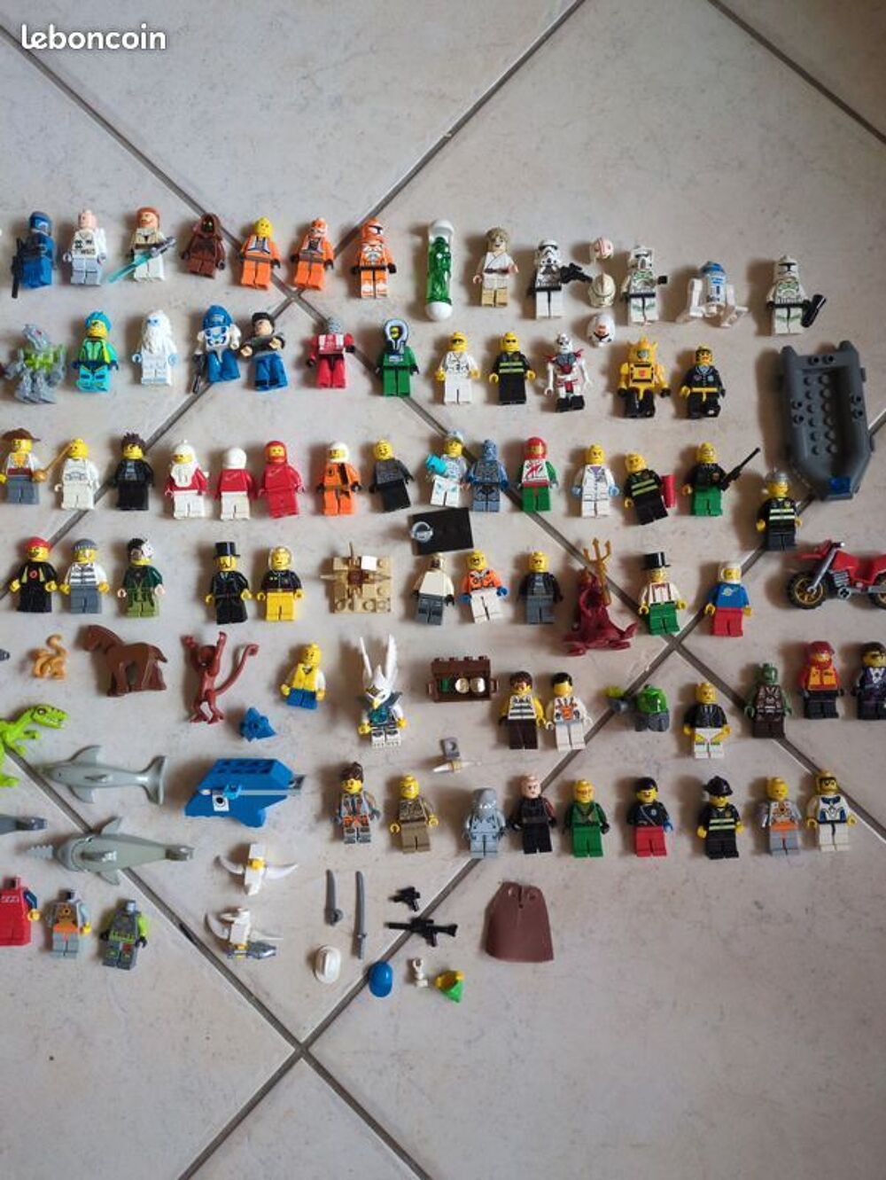 Lego figurines star wars, city, atlantis, Ninjago, animaux, Jeux / jouets
