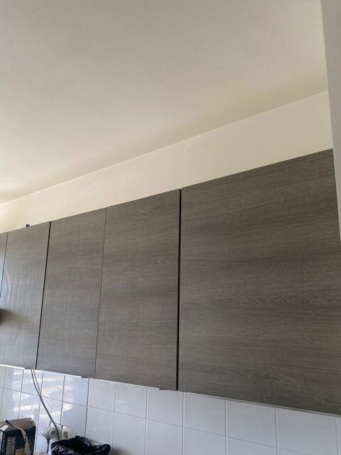 Lot meuble haut de cuisine effet bois gris marron Nanterre (92)
