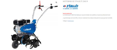 Motobineuse staub st 2960 r Béziers (34)