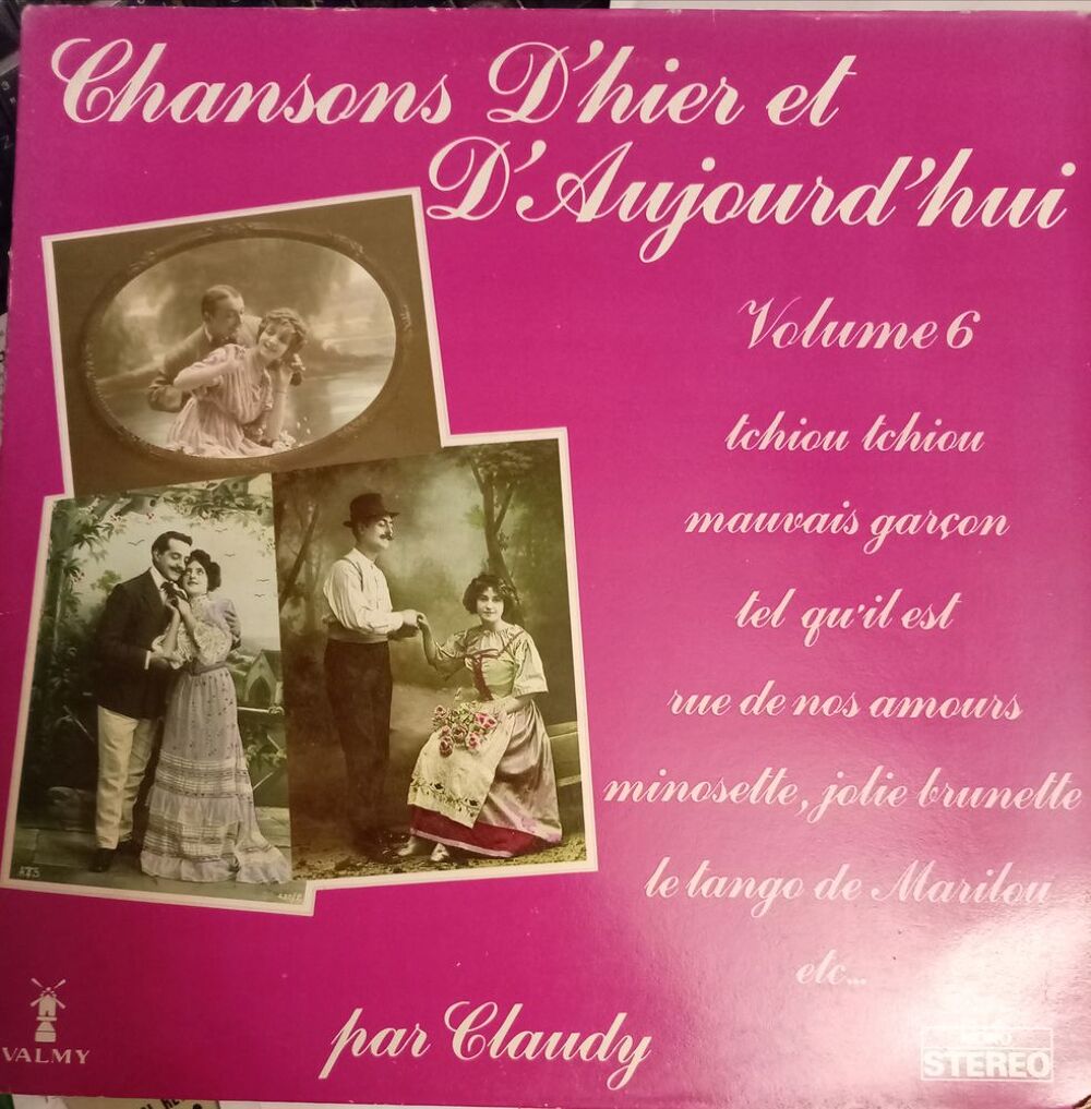 CHANSSONS HIER ET AUJOUR DHUI / 2 X DISQUES VYNIL33 TOURS / CD et vinyles