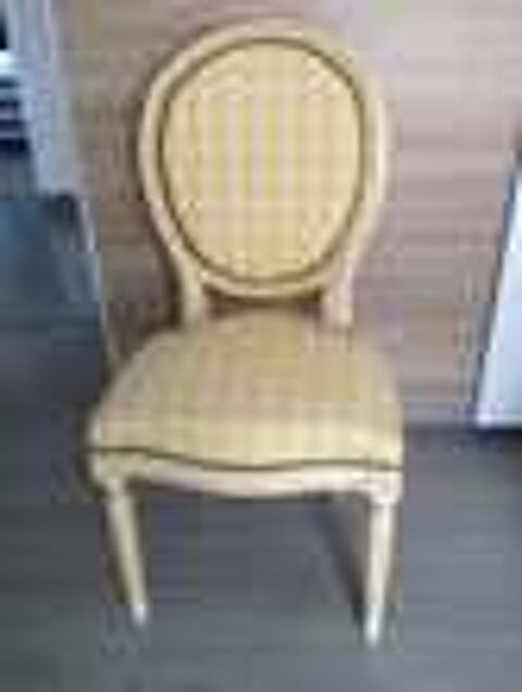 Fauteuil + chaise m&eacute;daillon style Louis XVI Meubles