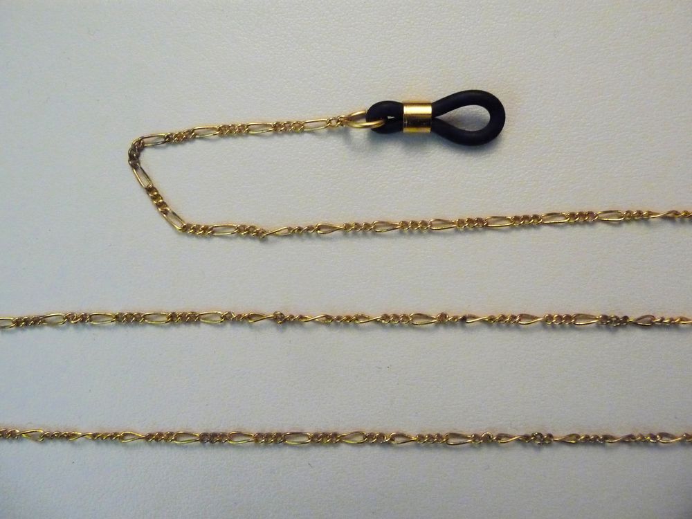 Chaine &agrave; Lunettes Fine en M&eacute;tal Dor&eacute;- Neuf Bijoux et montres