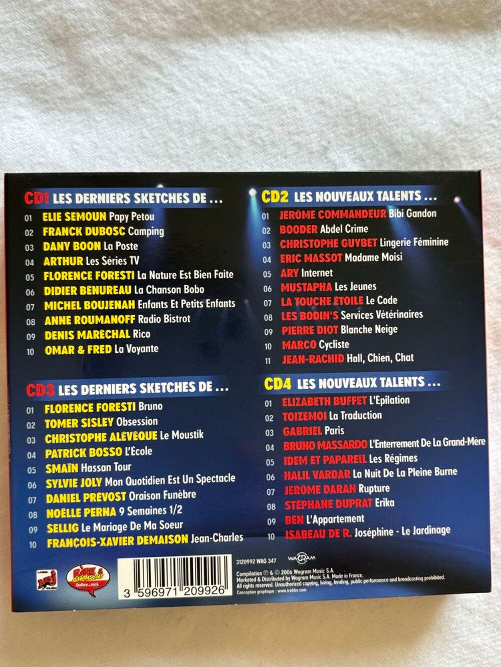 coffret 4 cd CD et vinyles