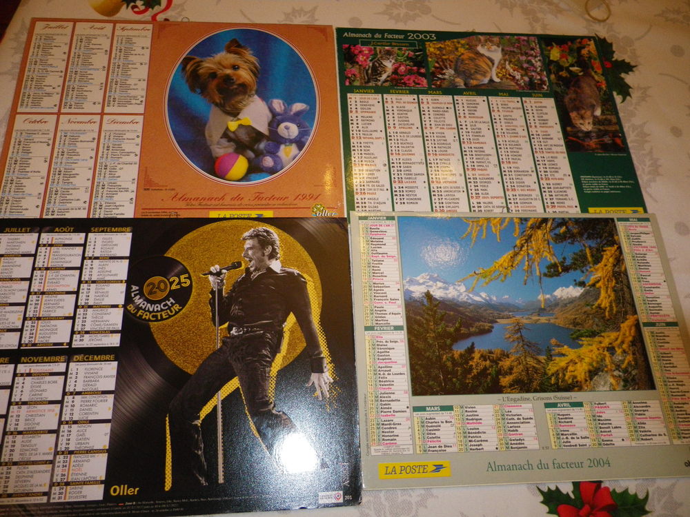 calendriers PTT 