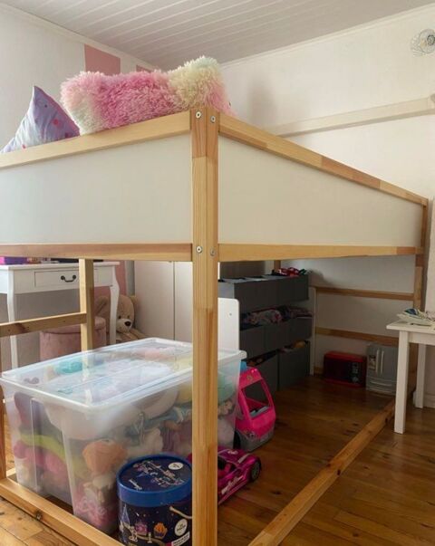 Lit mezzanine / coiffeuse / bureau enfant 200 Canohs (66)