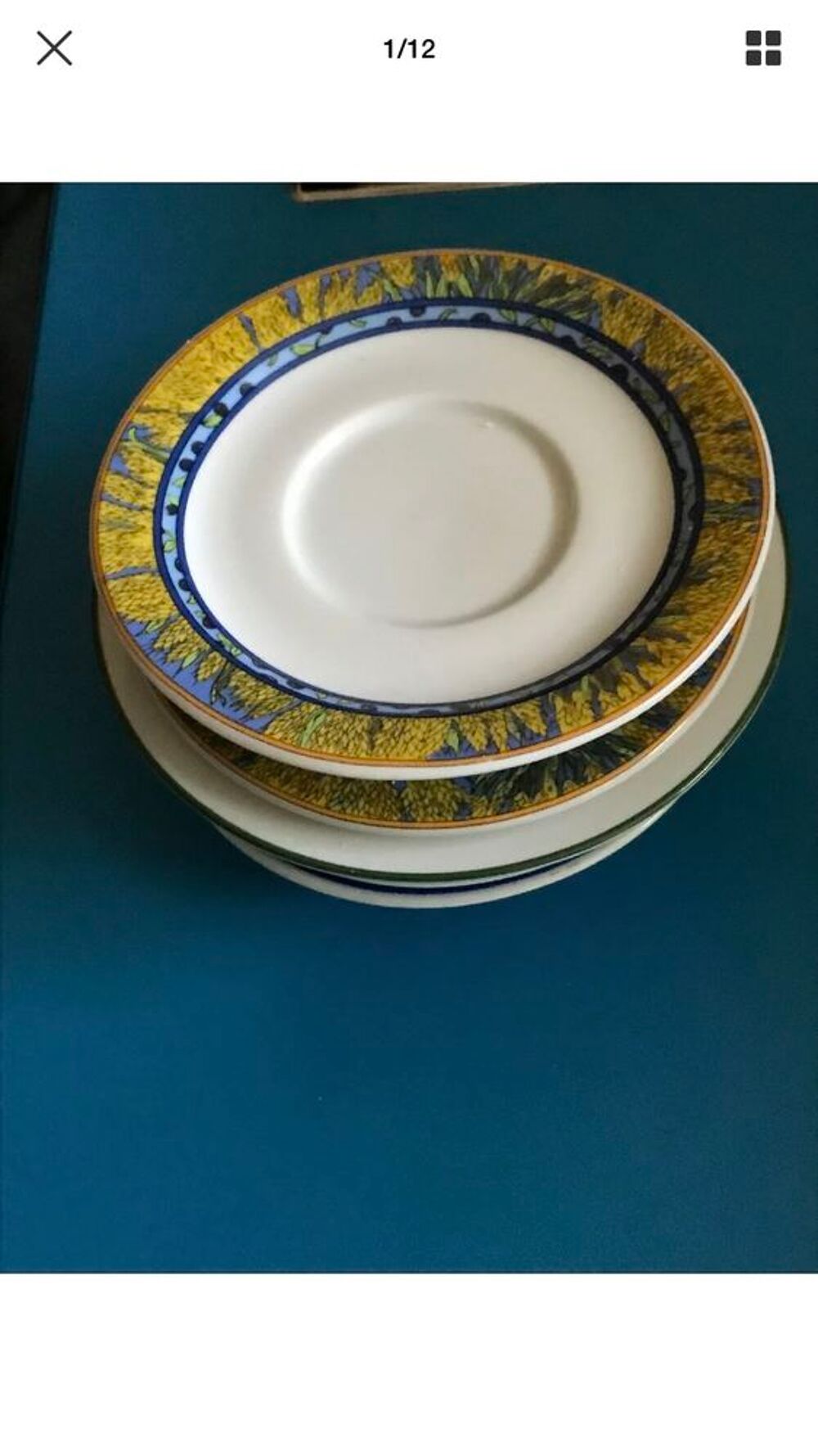 lot de 6 assiettes de collection de marques 