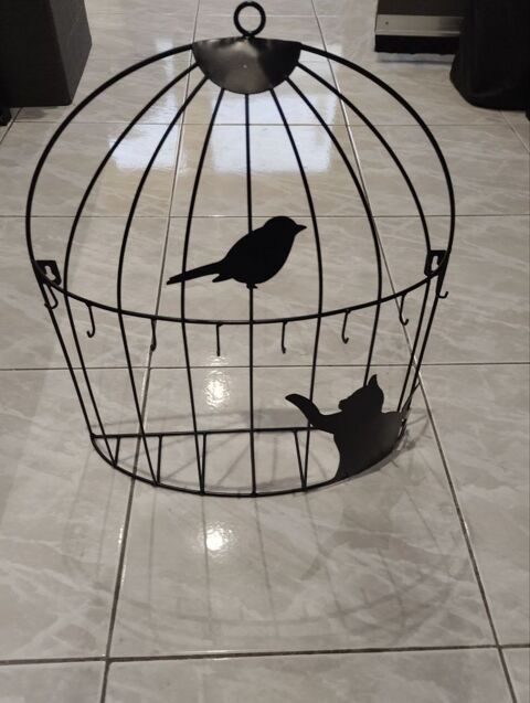 Porte cl� mural cage � oiseau chat 19 Reims (51)