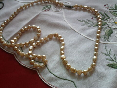 Grand sautoir ancien perles N�466 5 Beaune (21)