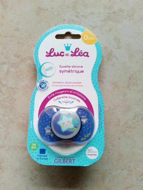 Sucette Sp�cial nuit phosphorescent Luc et L�a (Neuve) 3 Ardoix (07)