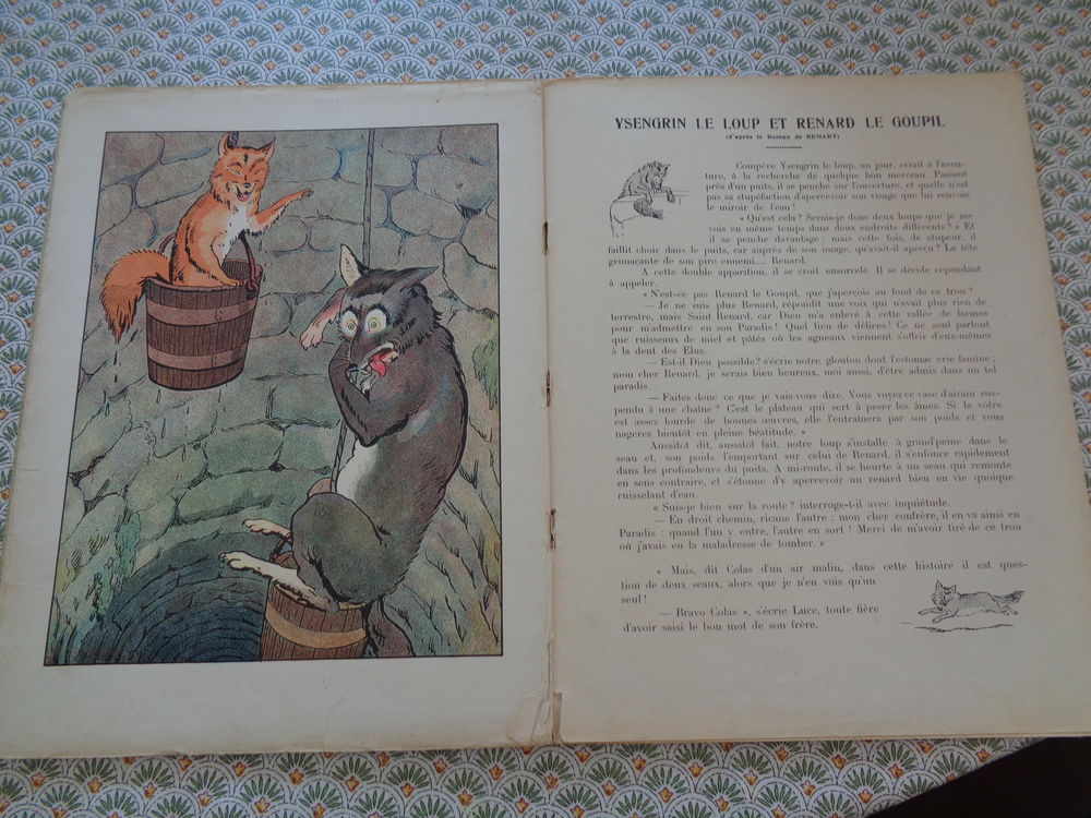 Livre de contes ancien "Luce et Colas, il &eacute;tait une fois" 