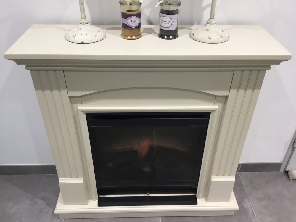 Chemin&eacute;e chauffante avec flamme ? Décoration