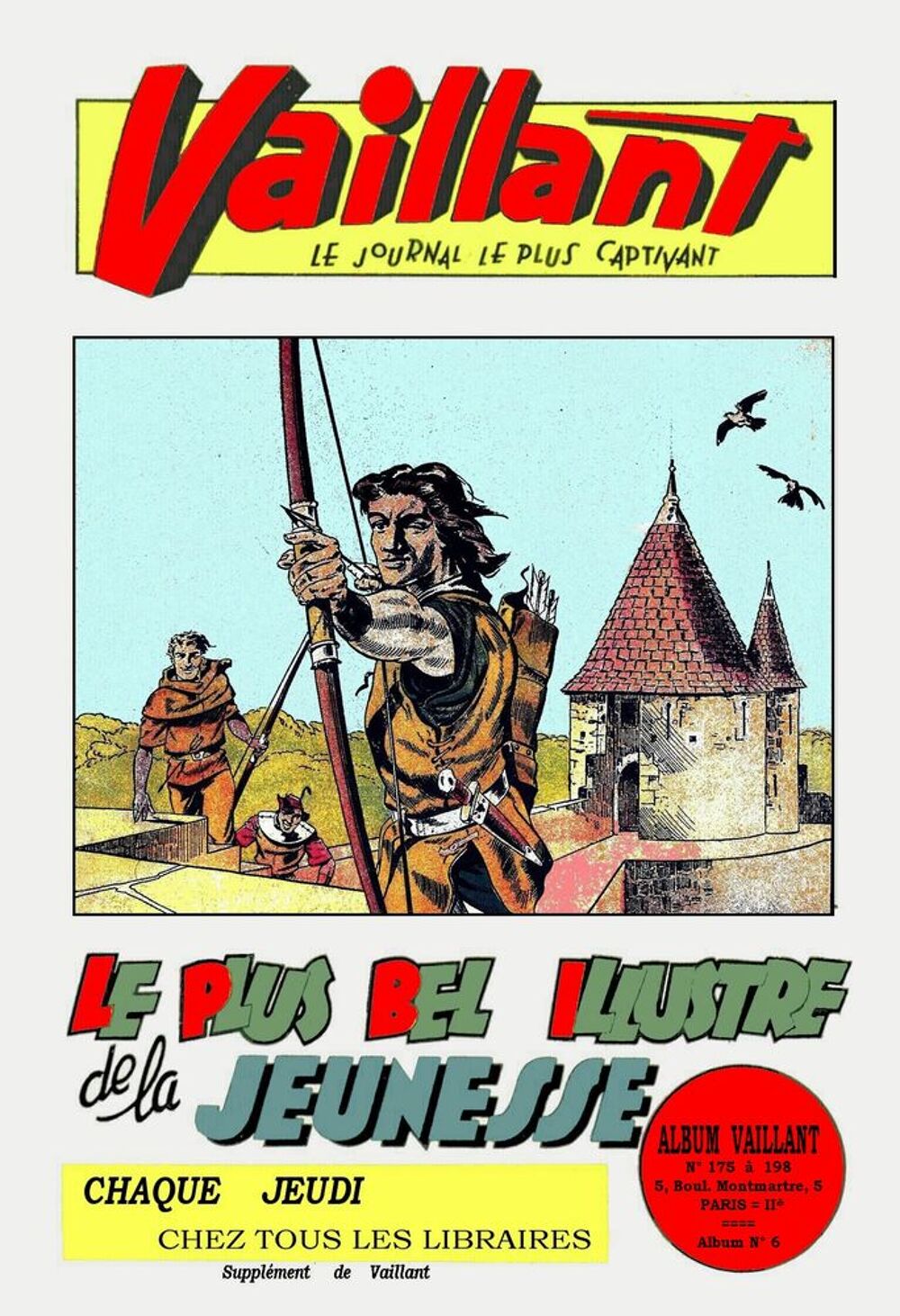 album VAILLANT N&deg; 6 (reliure amateur) Livres et BD