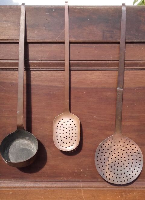 Louche et cumoires d'poque en cuivre massif
20 Les Achards (85)