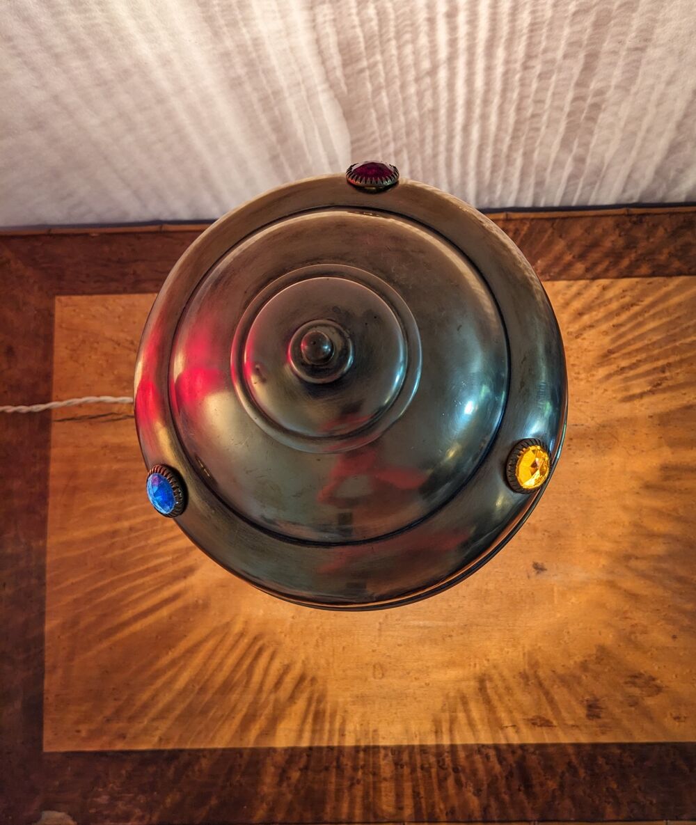 Tr&egrave;s rare lampe art d&eacute;co &eacute;lectrique 1900 une des toutes prem Décoration