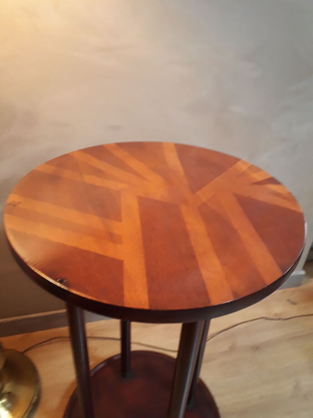 sellettes acajou massif et laiton art deco
Meubles