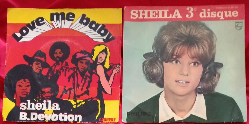 SHEILA / 19 X DISQUES VYNIL 45 TOURS CD et vinyles
