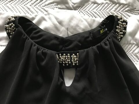 Dbardeur NOIR Perles ARGENT  T. 42 marque MIM 12 Saint-Genis-Laval (69)