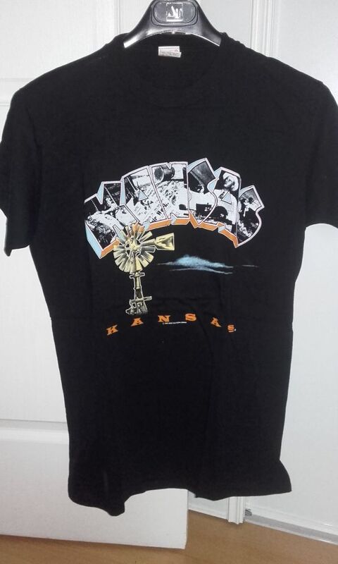 T-Shirt : Kansas - In The Spirit Of Things Tour 1989 - Taill 220 Angers (49)