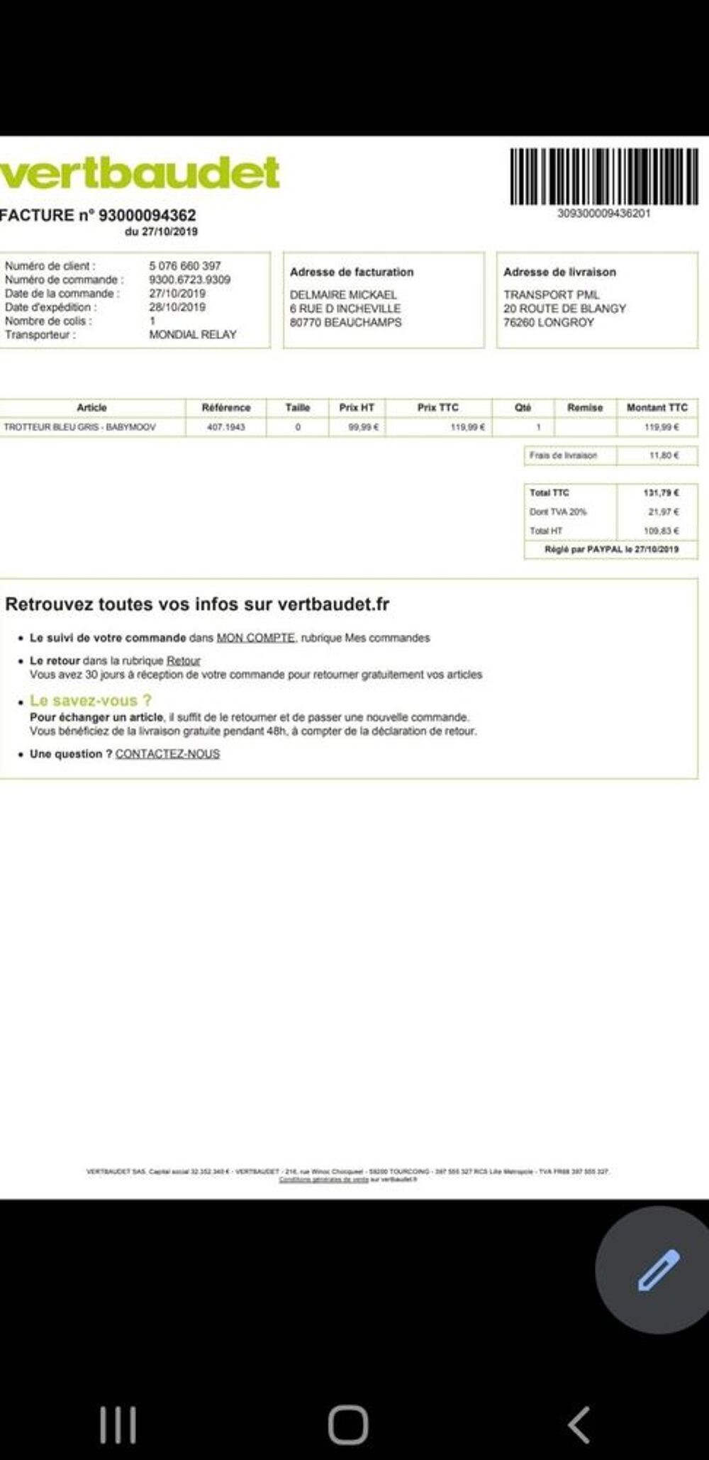 Trotteur 5 en 1 babymoov Puériculture