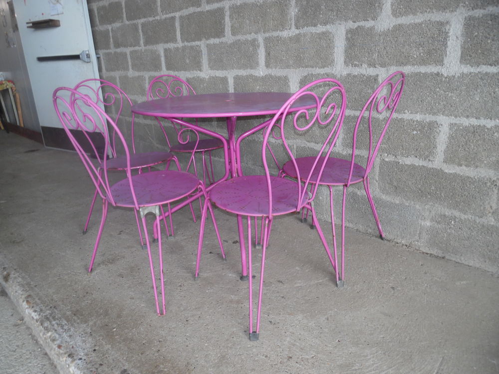 SALON DE JARDIN FER FORGE Jardin