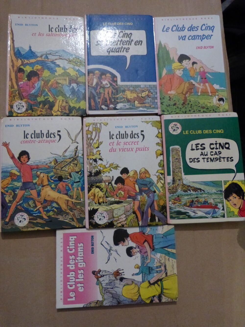 LE CLUB DES CINQ biblioth&egrave;que rose A CHOISIR Livres et BD