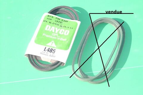 Courroie d'avancement pour micro tracteur MTD 36 Marcilly-le-Hayer (10)