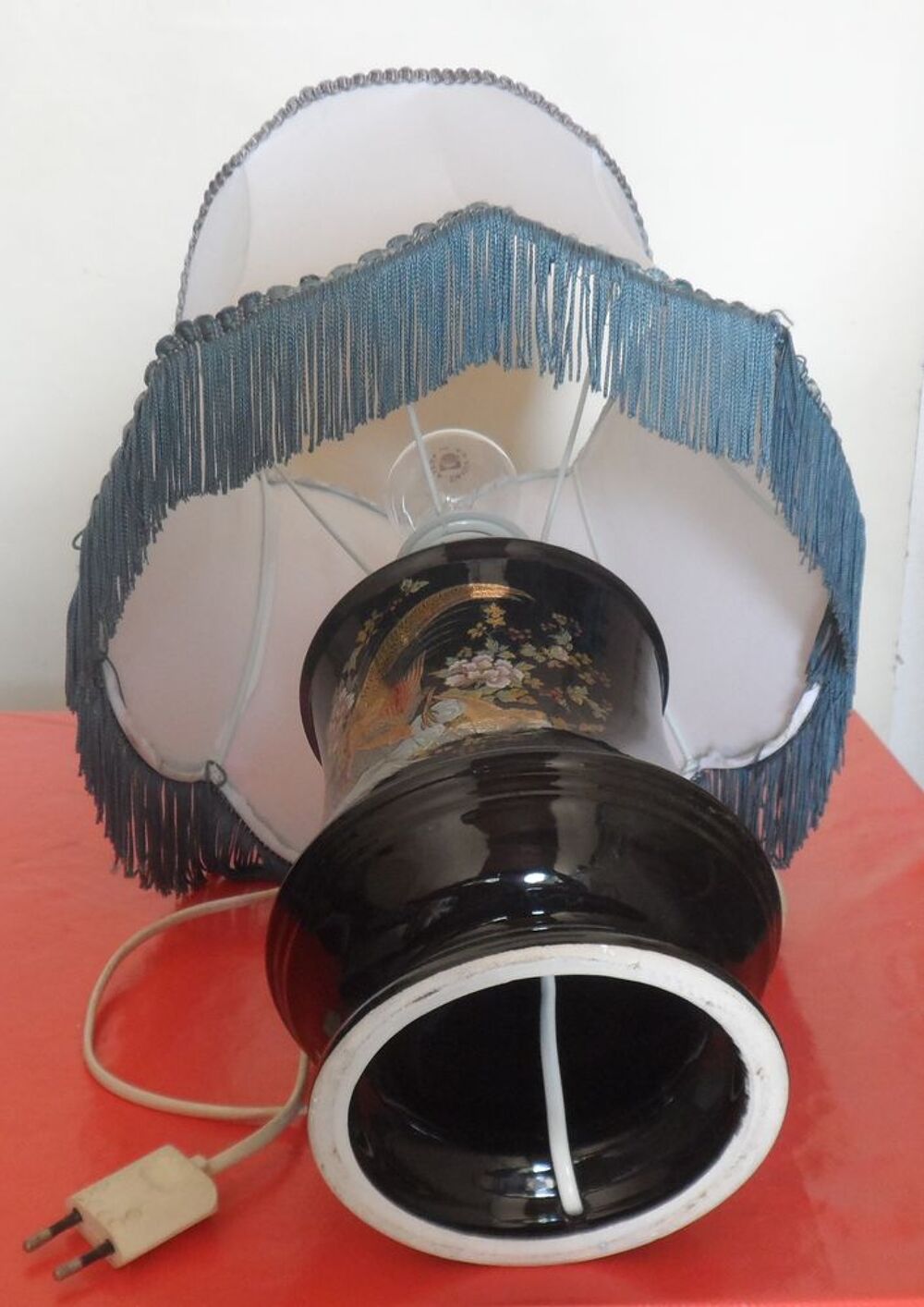 Lampe de chevet genre Asiatique vintage AN 60 tr&egrave;s bon &eacute;tat Décoration