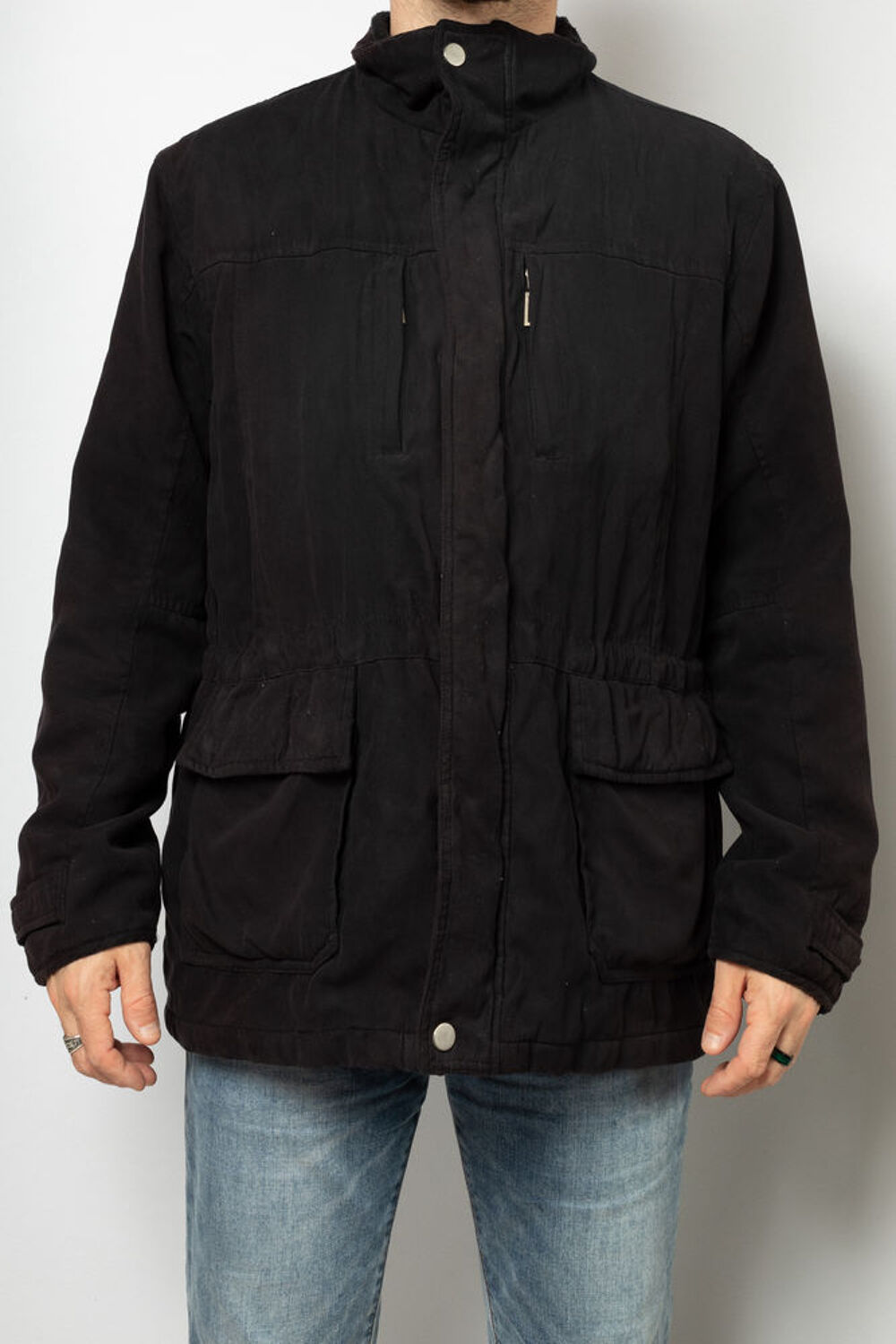 Blouson noir Vêtements