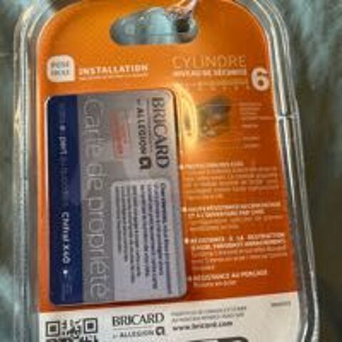 cylindre bricard 30x30 5 cl�s 90 Paris 20 (75)