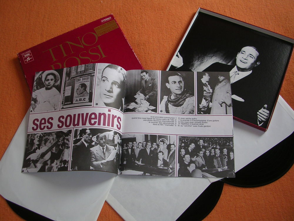 COFFRET TINO ROSSI CD et vinyles