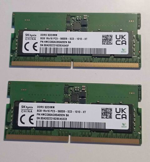 Barrette mmoire DDR5 25 Claye-Souilly (77)