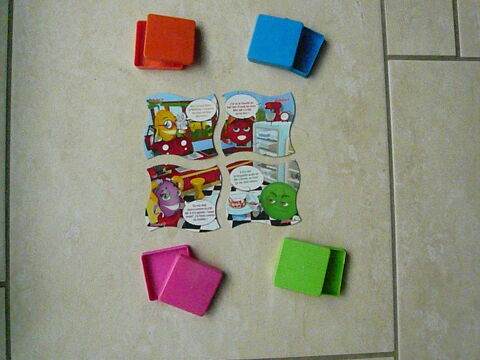 Lot de 4 puzzles 4 pièces 2 Franqueville-Saint-Pierre (76)
