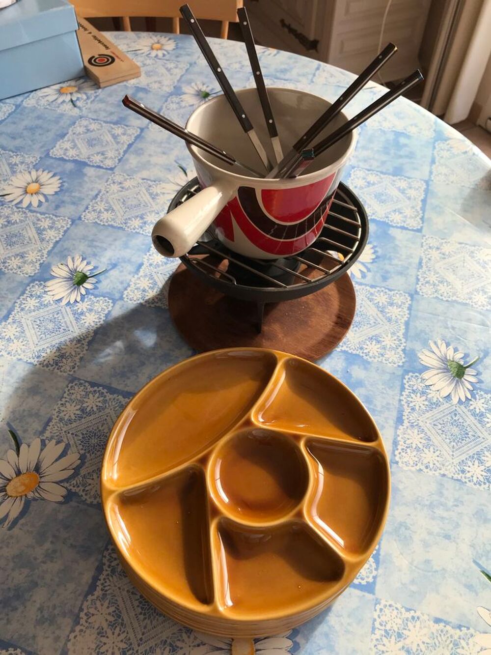 service &agrave; fondue le creuset Electroménager