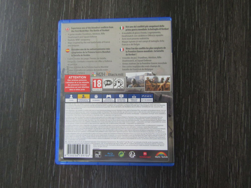 JEU PS4 WWI VERDUN Consoles et jeux vidéos