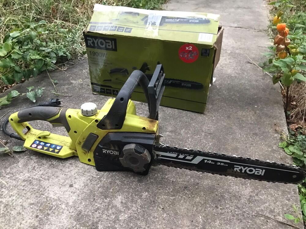 Tron&ccedil;onneuse &eacute;lectrique RYOBI RCS1935B &agrave; r&eacute;parer avec une ch Bricolage