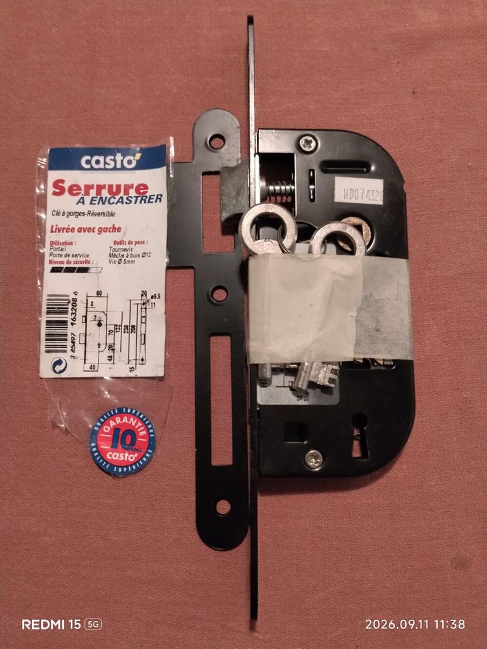 S&eacute;rrures de Porte et Pomelles Bricolage