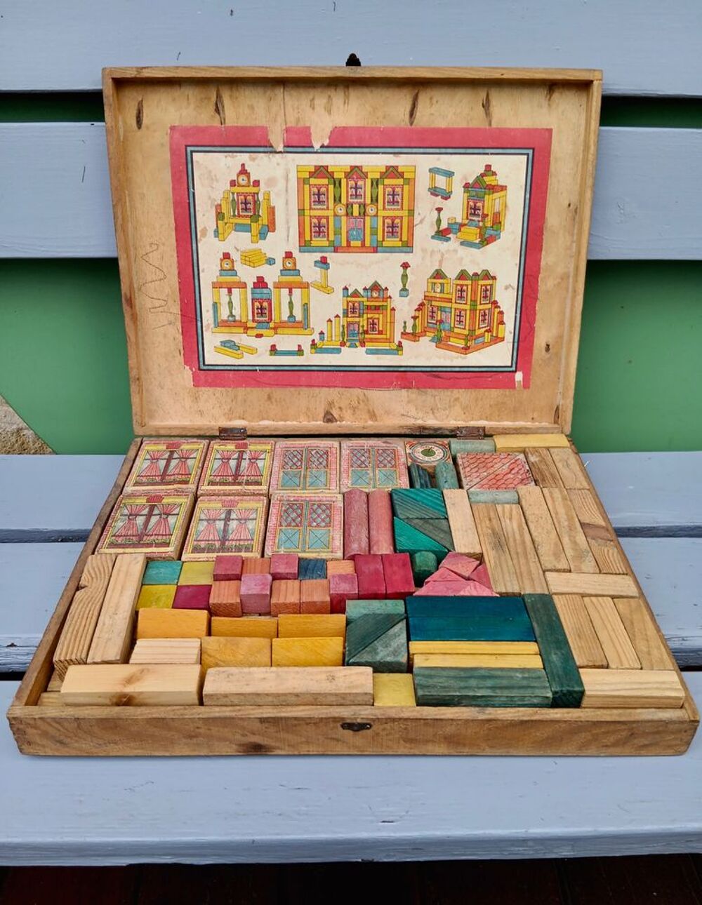 boite de cubes des ann&eacute;es 30 Jeux / jouets
