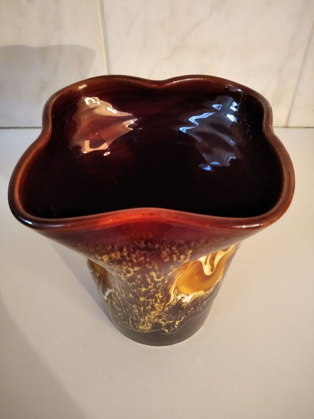 Vase vintage Vallauris D�coration