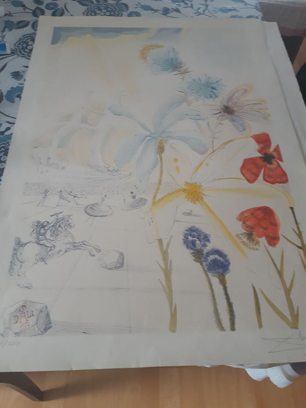 lithographie dali Décoration