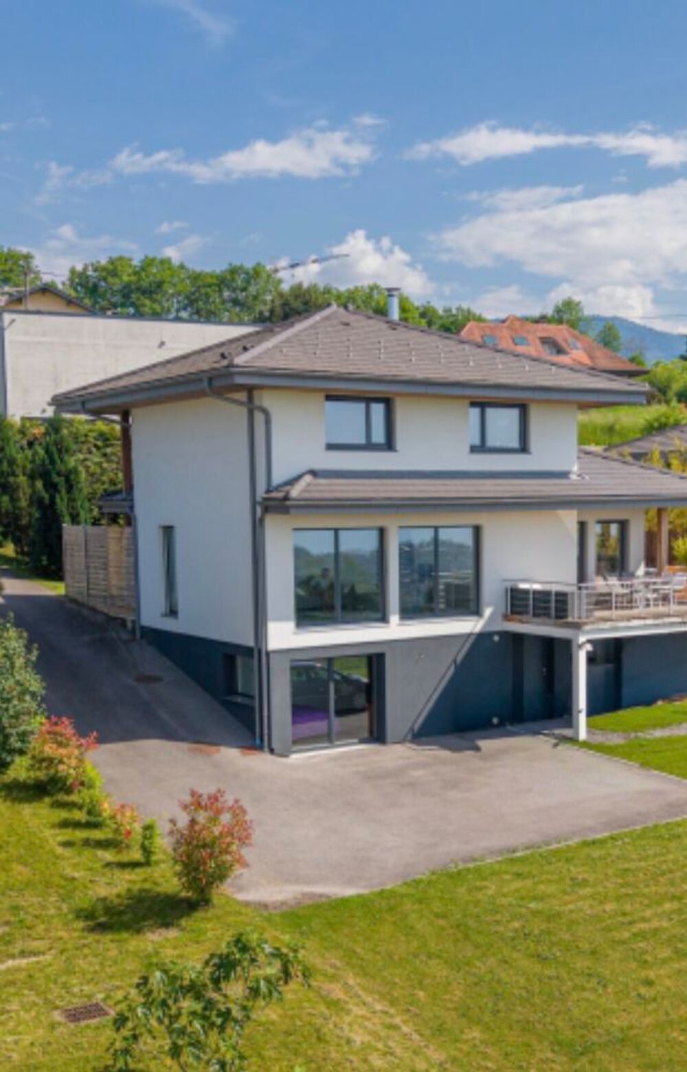 Vente Maison Vue Lac Leman, Villa contemporaine Marin, Thonon, Evian Marin