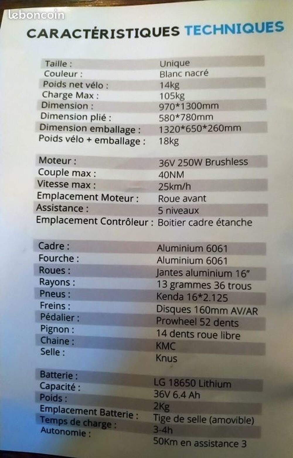 Velo &eacute;lectrique GOVOLT Vélos