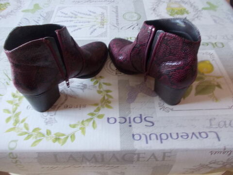 bottines rouge taille 38 10 Limours (91)