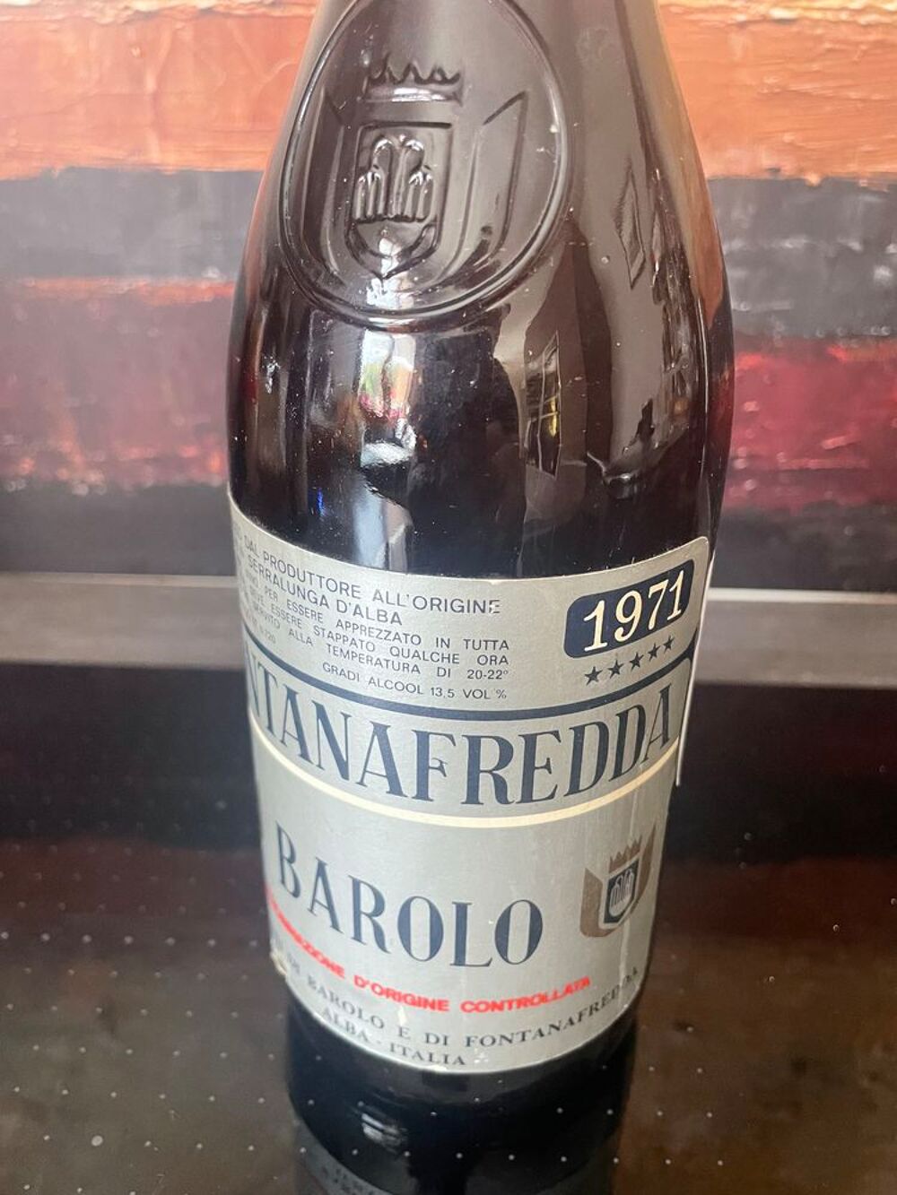 1 Bt FONTANAFREDDO, BAROLO 1971 Vin Italien Rouge Cuisine