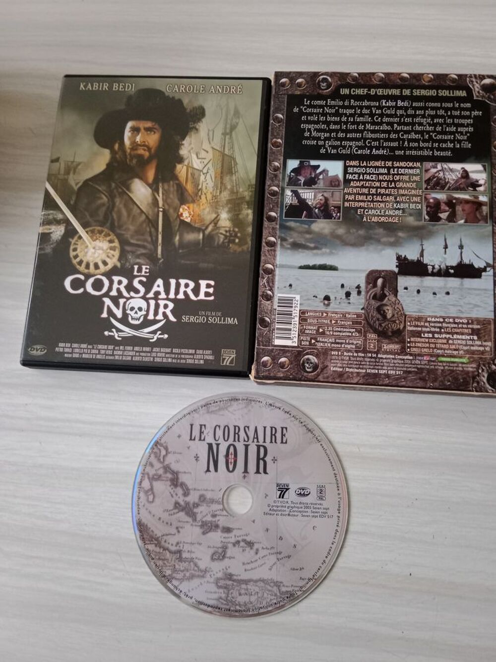 DVD Le Corsaire Noir DVD et blu-ray