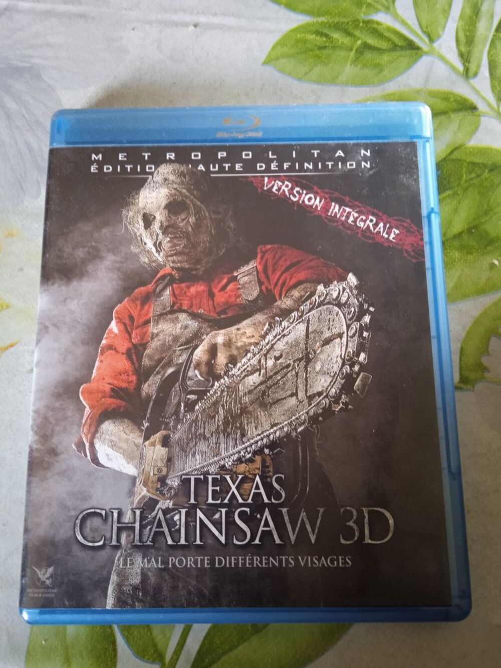 DVD blu-ray 3D Texas chainsaw film d'horreur DVD et blu-ray