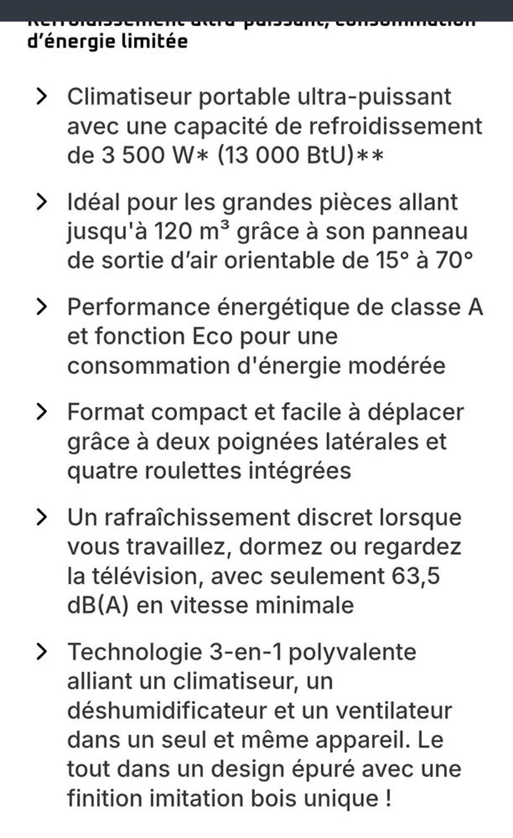 Climatiseur Electroménager