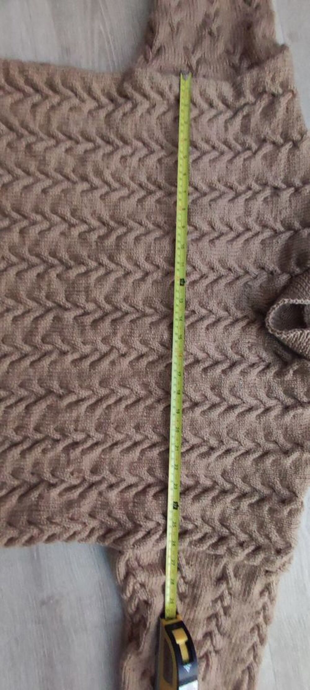 Tricot mixte fait main en laine d'Alpaga &eacute;pais et chaud Vêtements