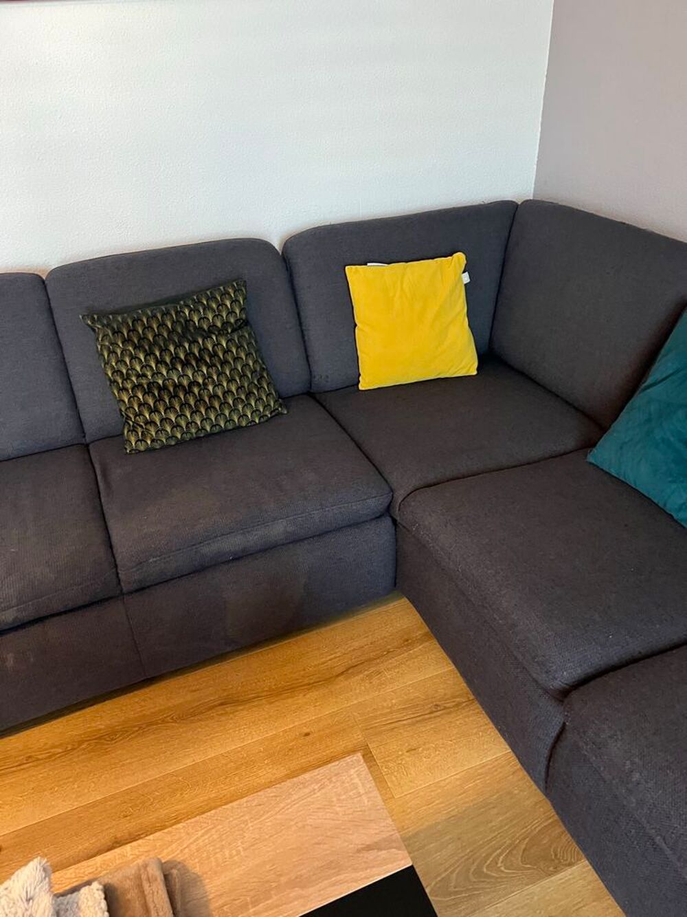 Canap&eacute; d'angle gris Meubles