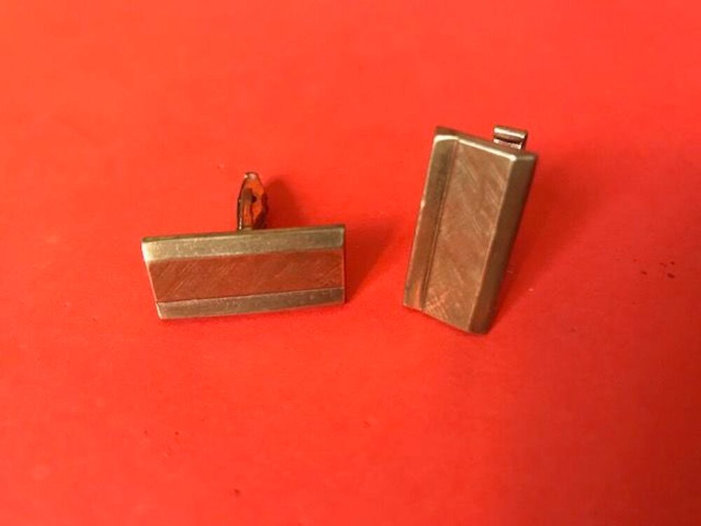 Boutons de manchette ann&eacute;es 50 Bijoux et montres