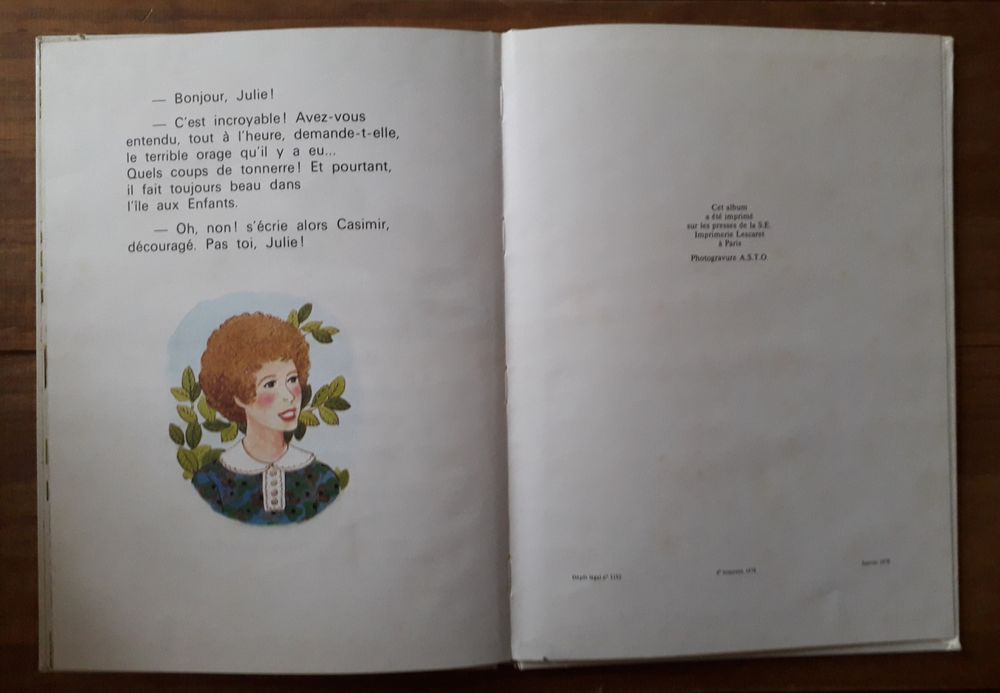 BD : Le rhume de CASIMIR : 1979 Livres et BD